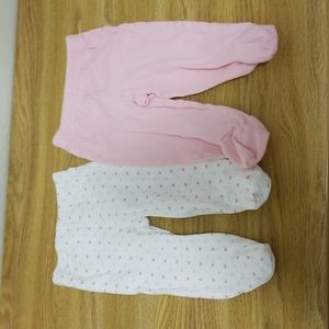 2! EUC Koala baby essentials footed pants 0-3m